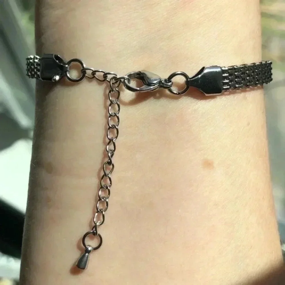 Ladies Stainless Steel Keel Adjustable Bracelet NWT